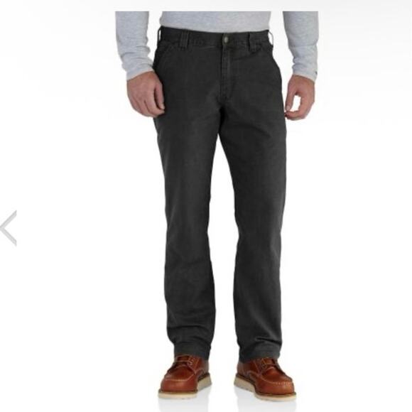 Carhartt Other - Carhartt Black Relaxed Fit Rugged Flex Work Pants 40x28
